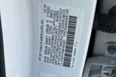 2019 Honda Accord Sedan EX 1.5T
