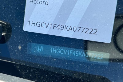 2019 Honda Accord EX 1.5T