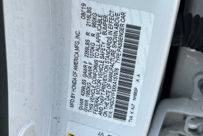 2019 Honda Accord Sedan EX-L 1.5T