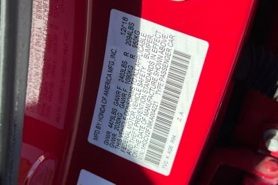 2019 Honda Accord Sedan Sport 2.0T