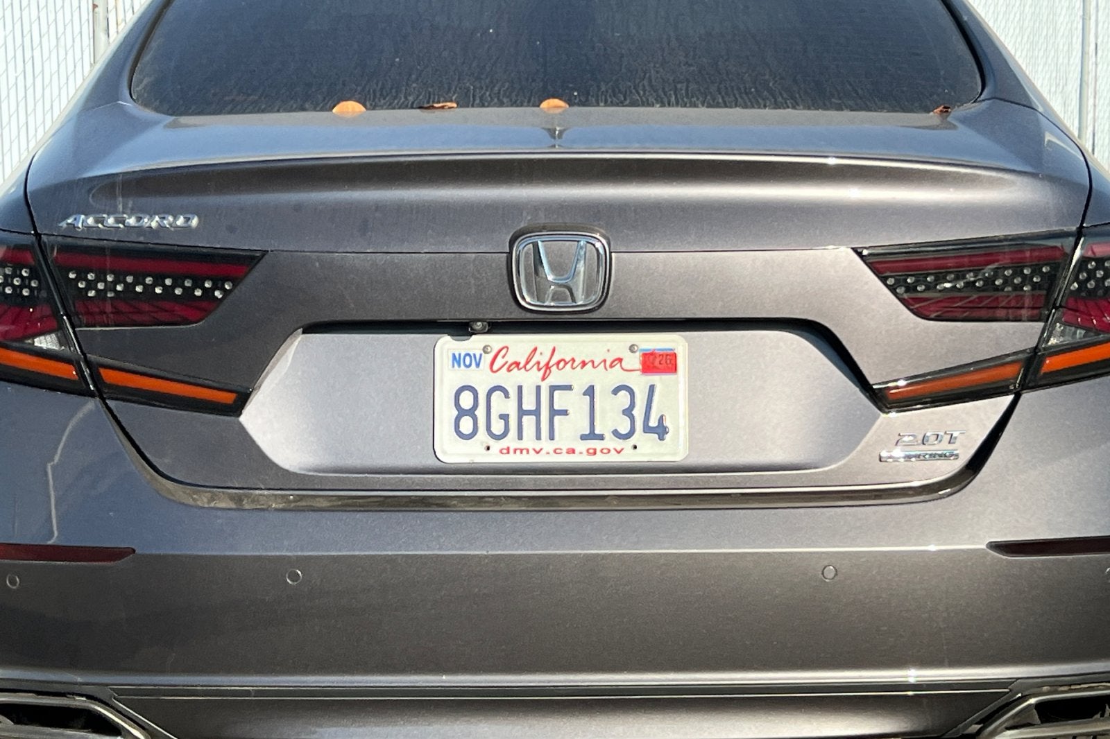 2018 Honda Accord Sedan Touring 2.0T