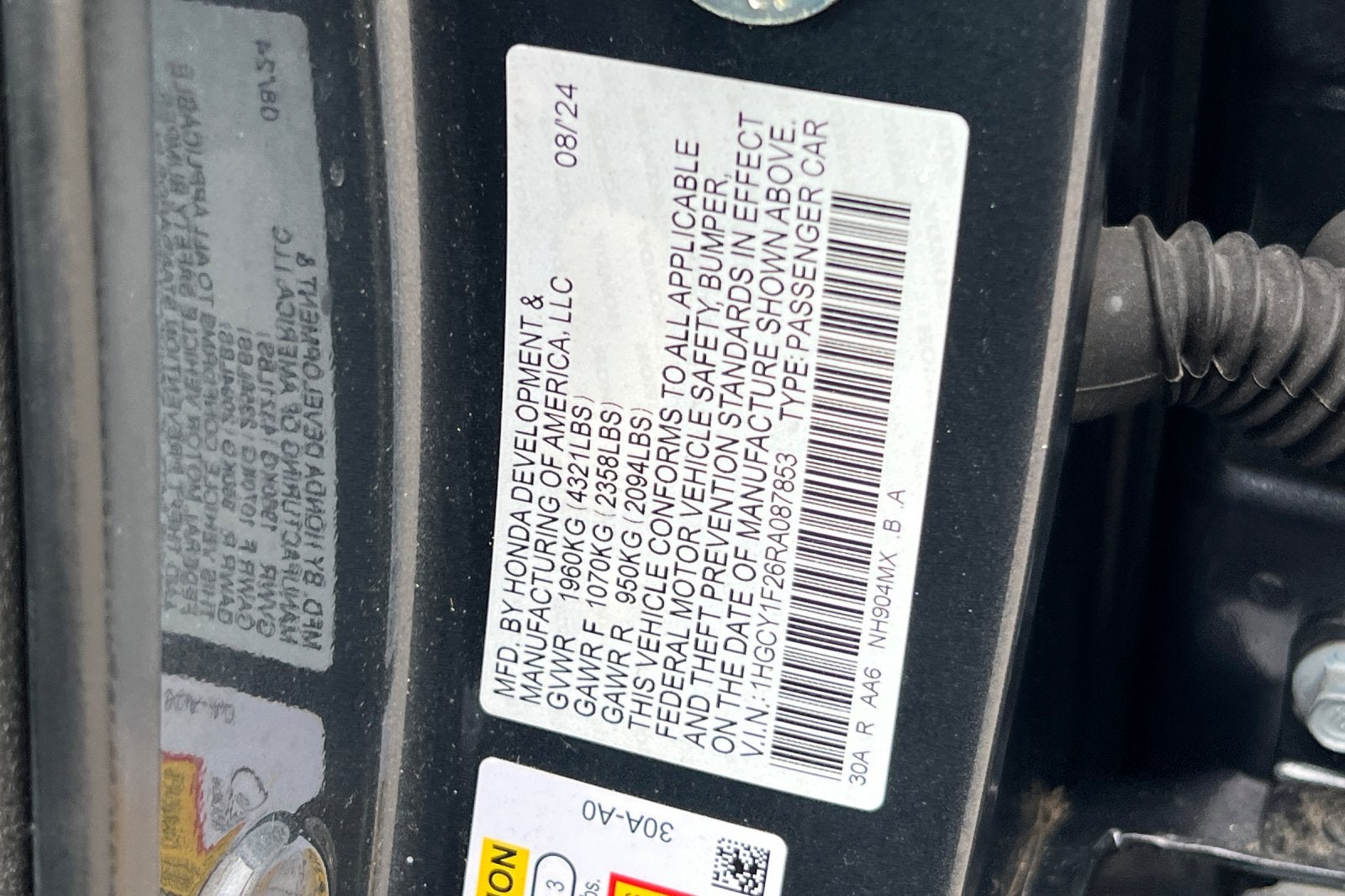 2024 Honda Accord LX