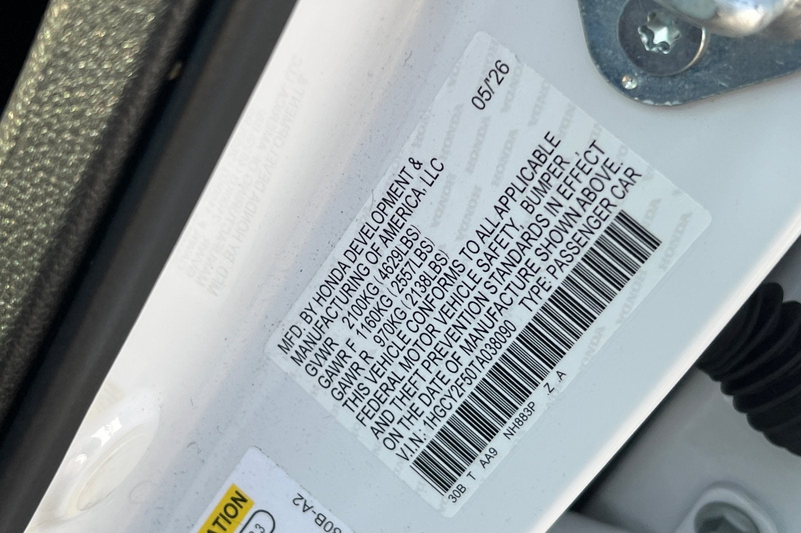 2026 Honda Accord Hybrid Sport
