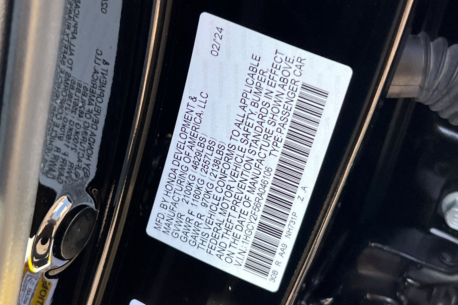 2024 Honda Accord Hybrid Sport