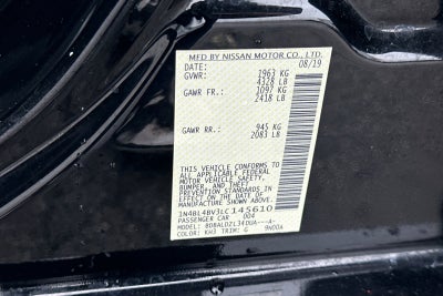 2020 Nissan Altima 2.5 S