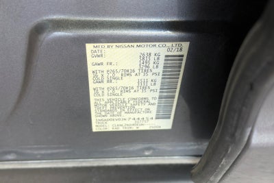 2018 Nissan Frontier SV V6