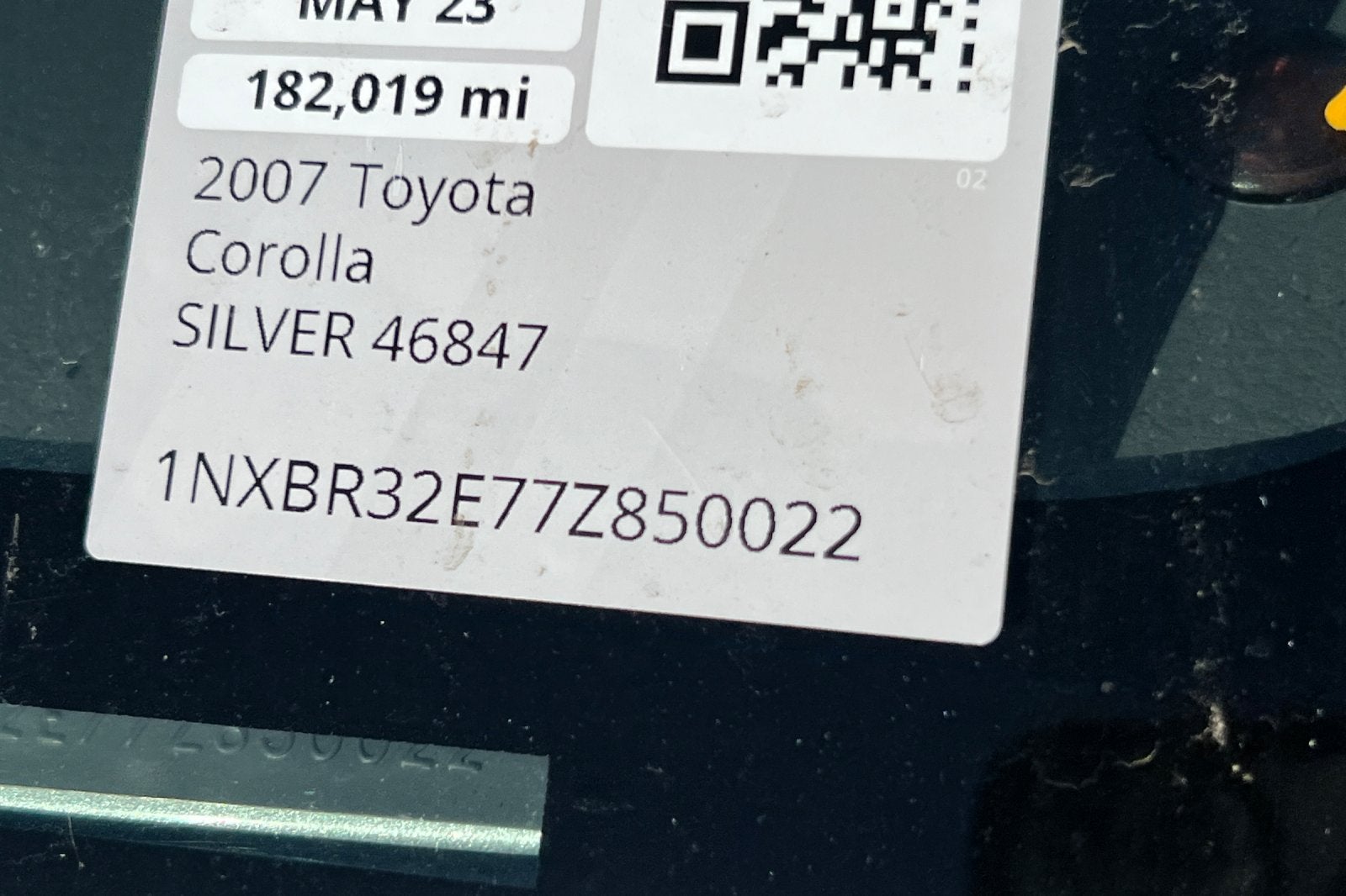 2007 Toyota Corolla LE