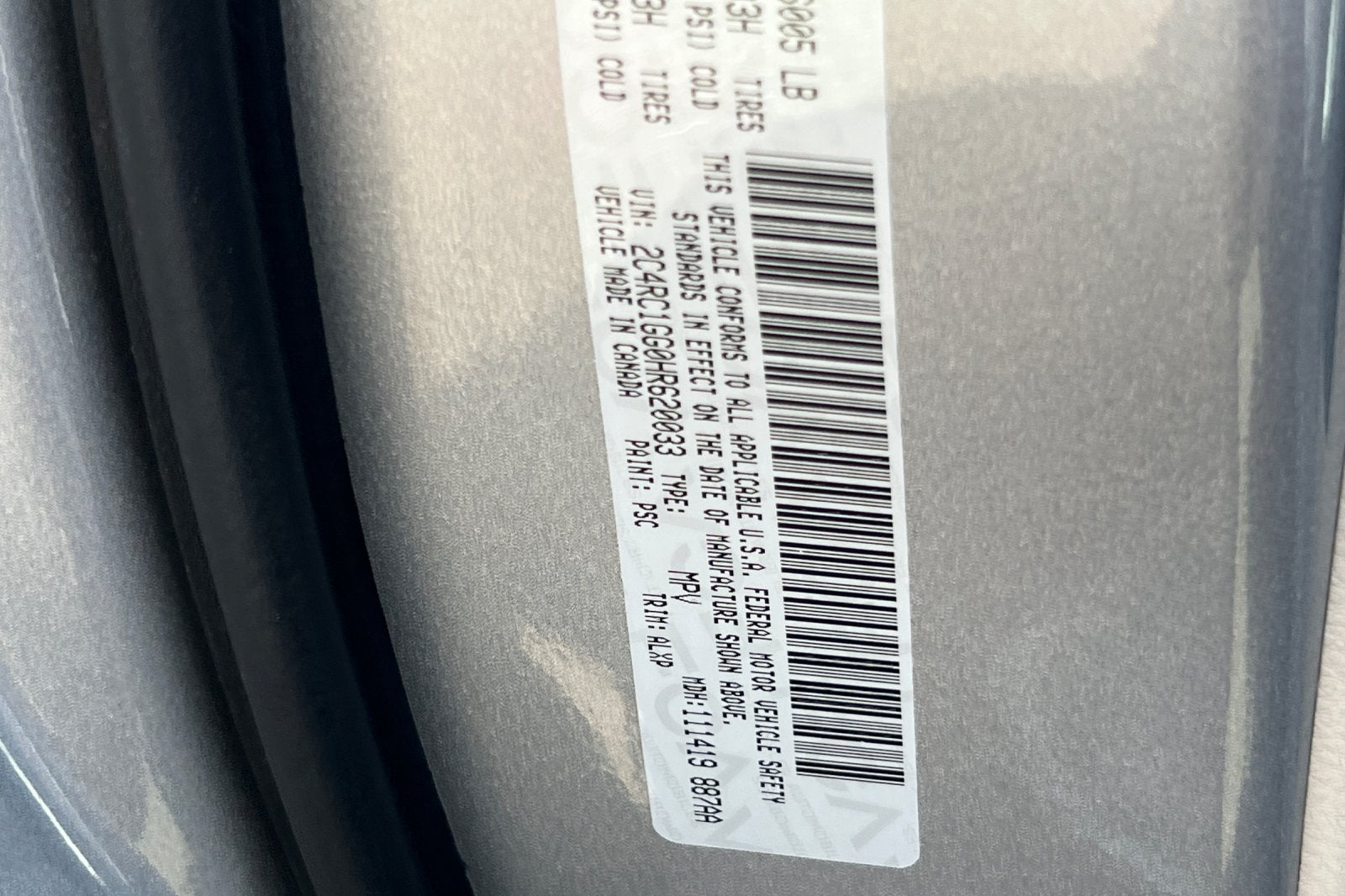 2017 Chrysler Pacifica Limited