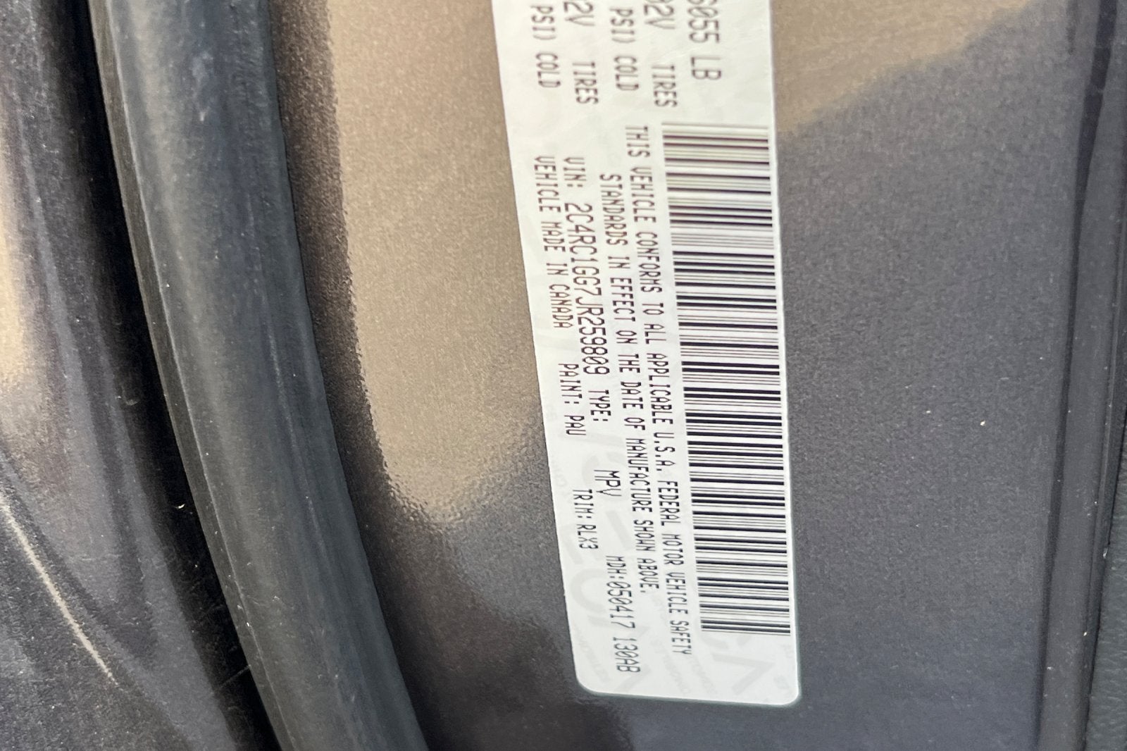 2018 Chrysler Pacifica Limited