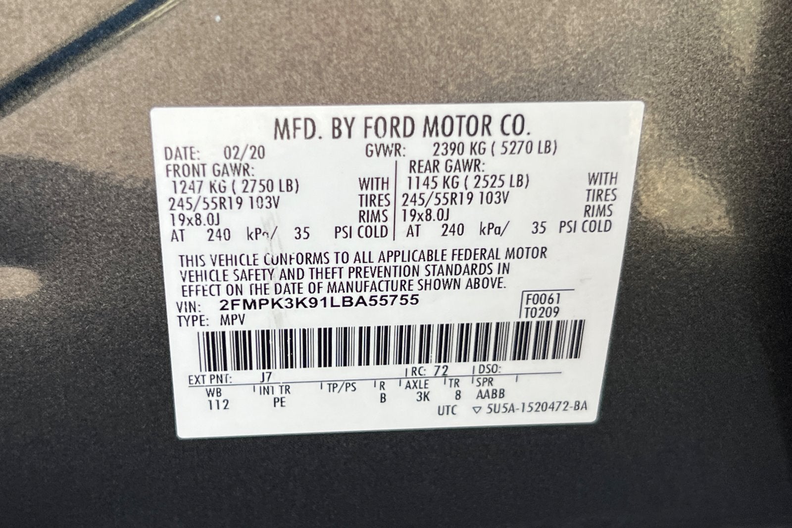 2020 Ford Edge Titanium