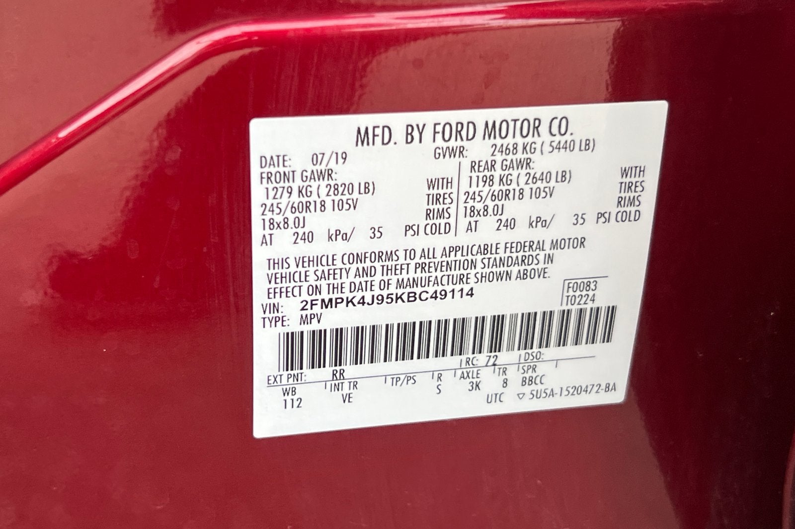 2019 Ford Edge SEL