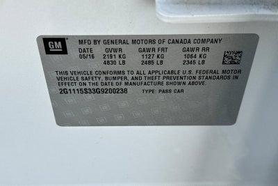 2016 Chevrolet Impala LT