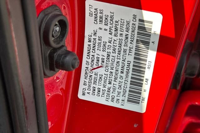 2017 Honda Civic Sedan EX-T