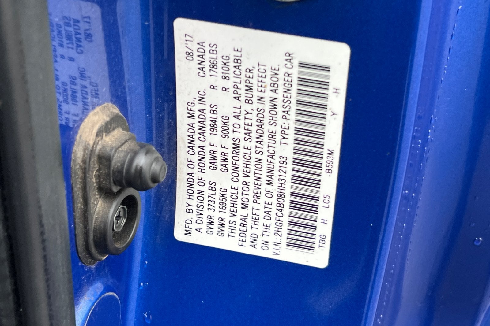 2017 Honda Civic LX-P