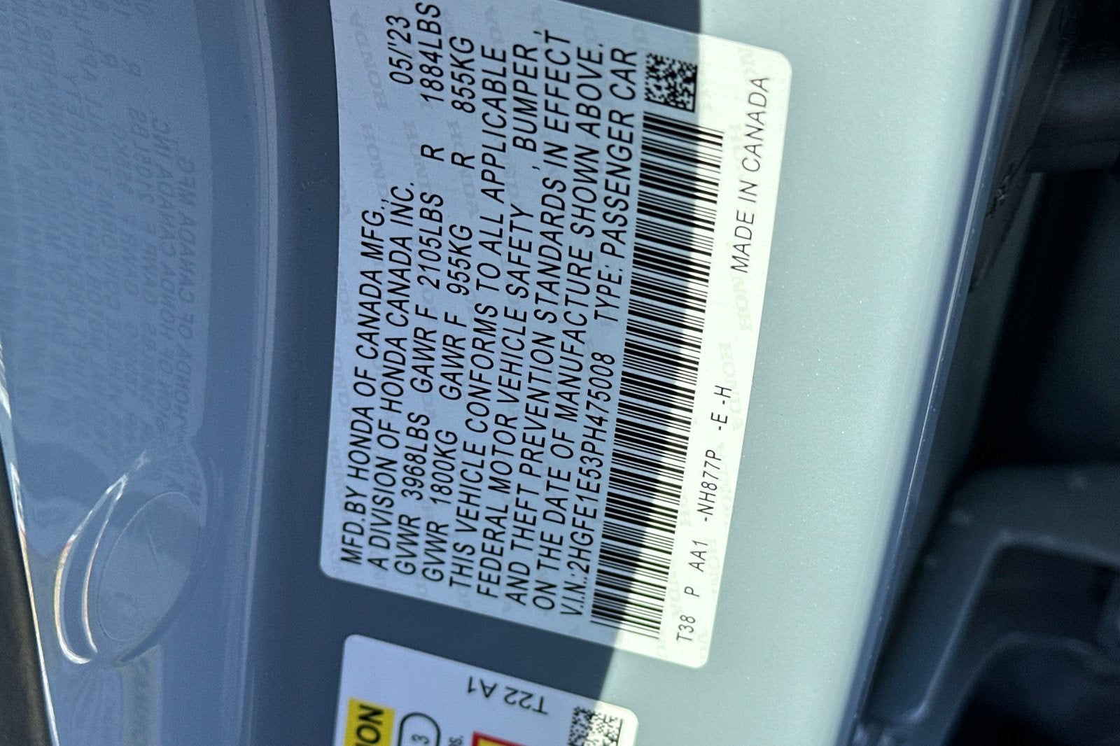 2023 Honda Civic Base