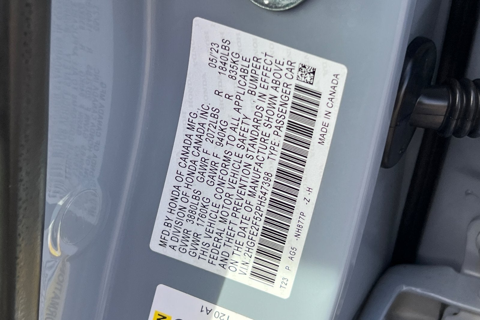 2023 Honda Civic Sport