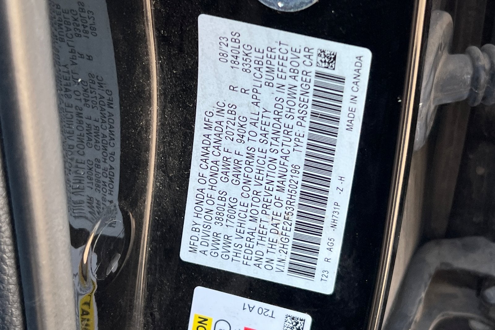 2024 Honda Civic Sport