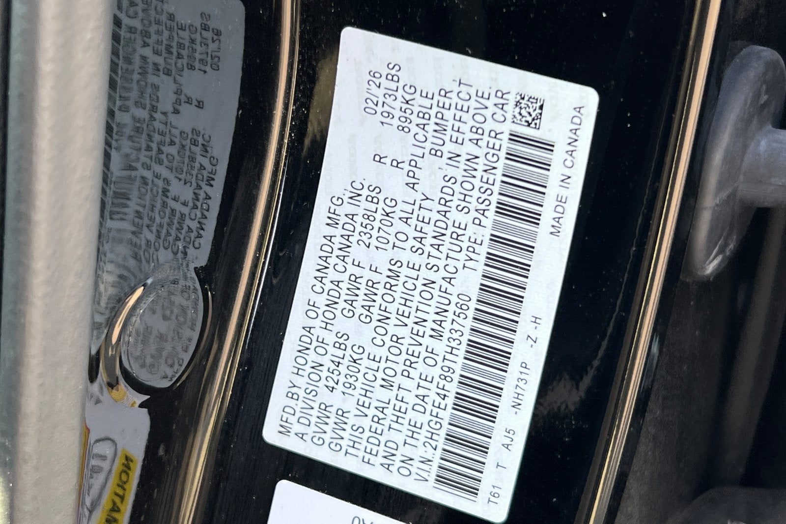 2026 Honda Civic Hybrid Sport Touring