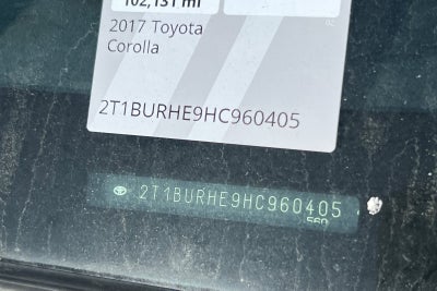 2017 Toyota Corolla L