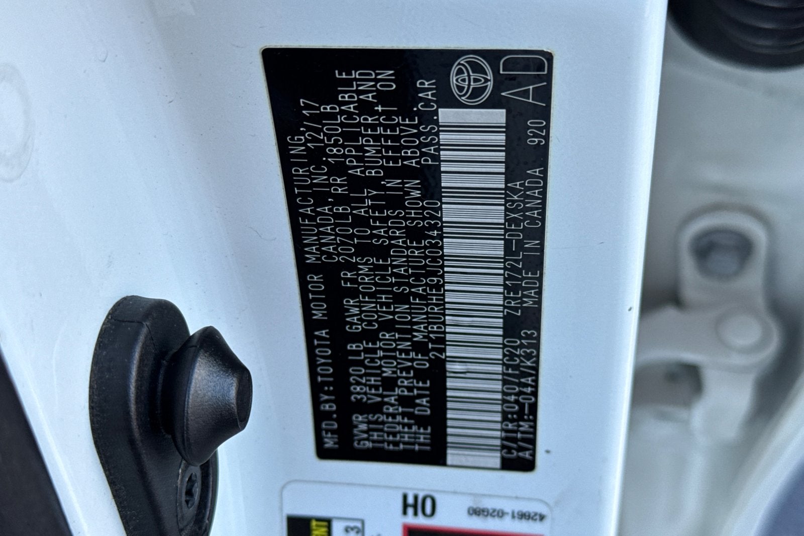 2018 Toyota Corolla SE