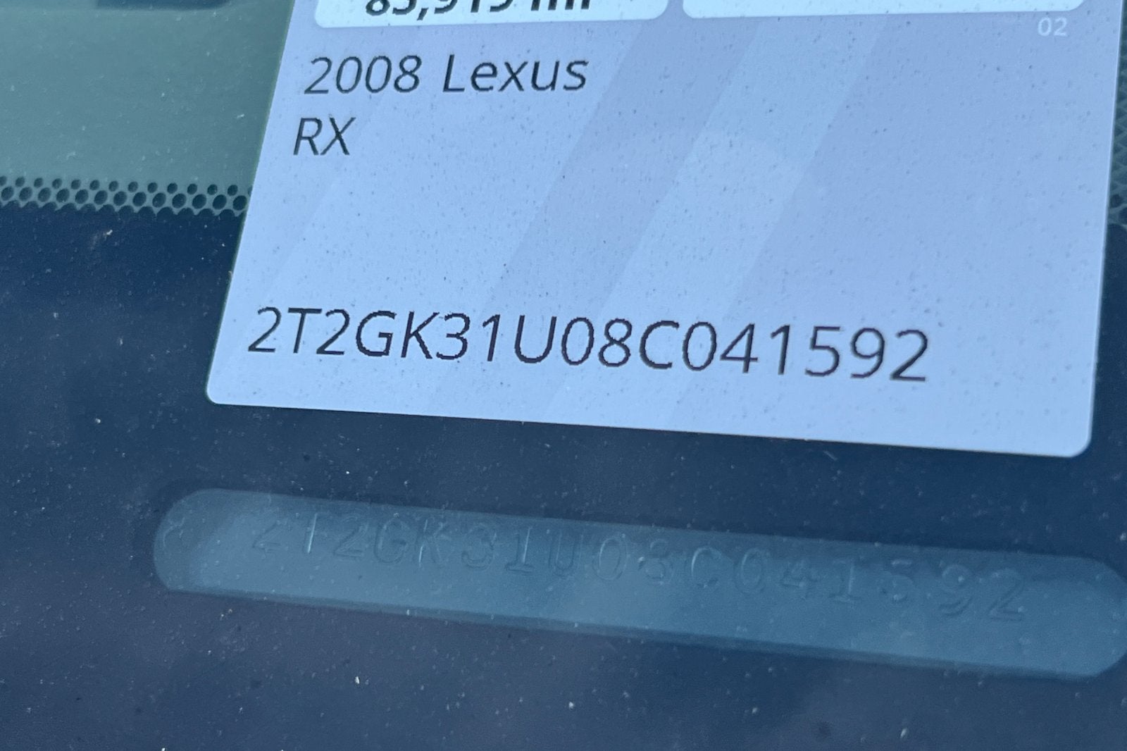 2008 Lexus RX 350 