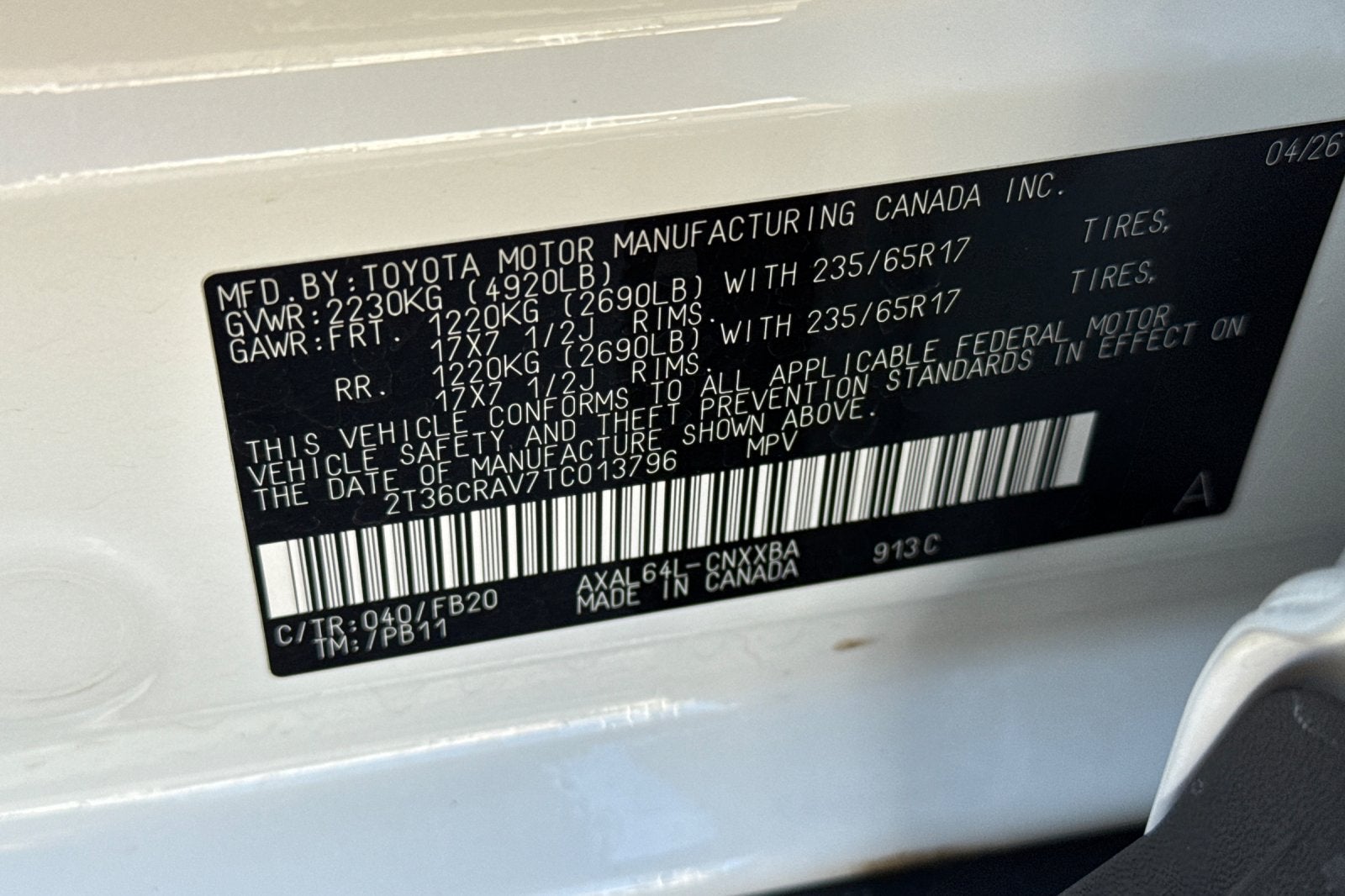 2026 Toyota RAV4 LE