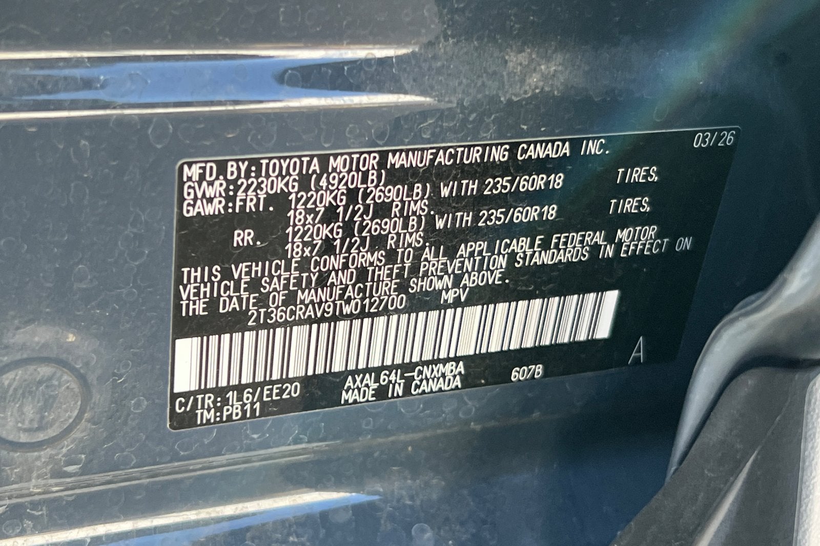 2026 Toyota RAV4 XLE Premium