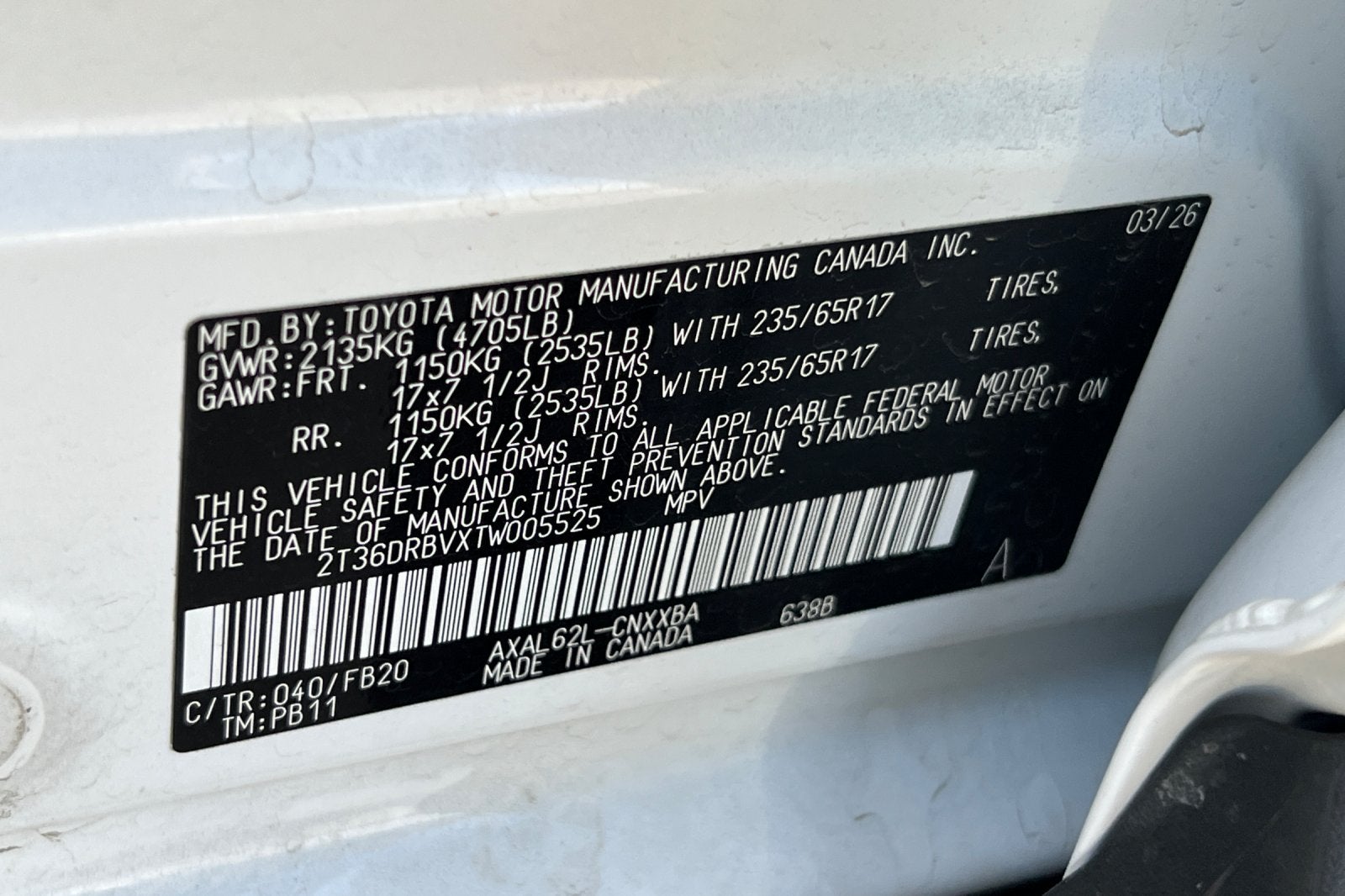 2026 Toyota RAV4 LE