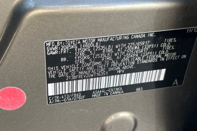 2013 Toyota RAV4 LE