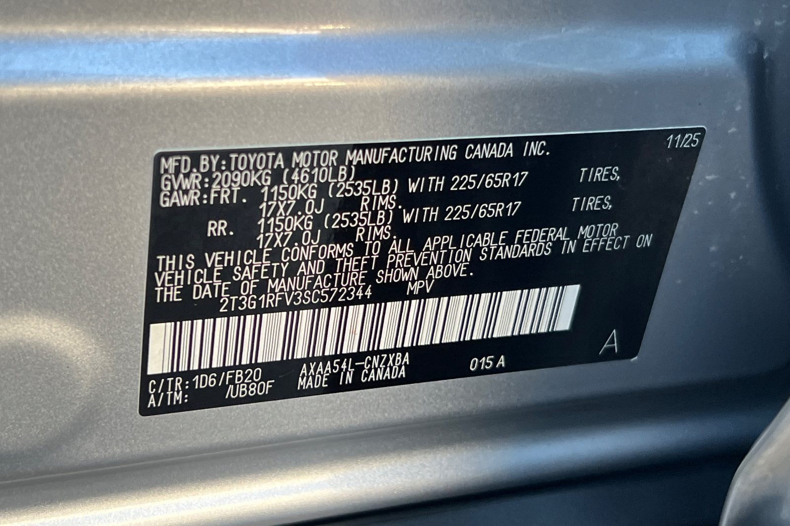 2025 Toyota RAV4 LE