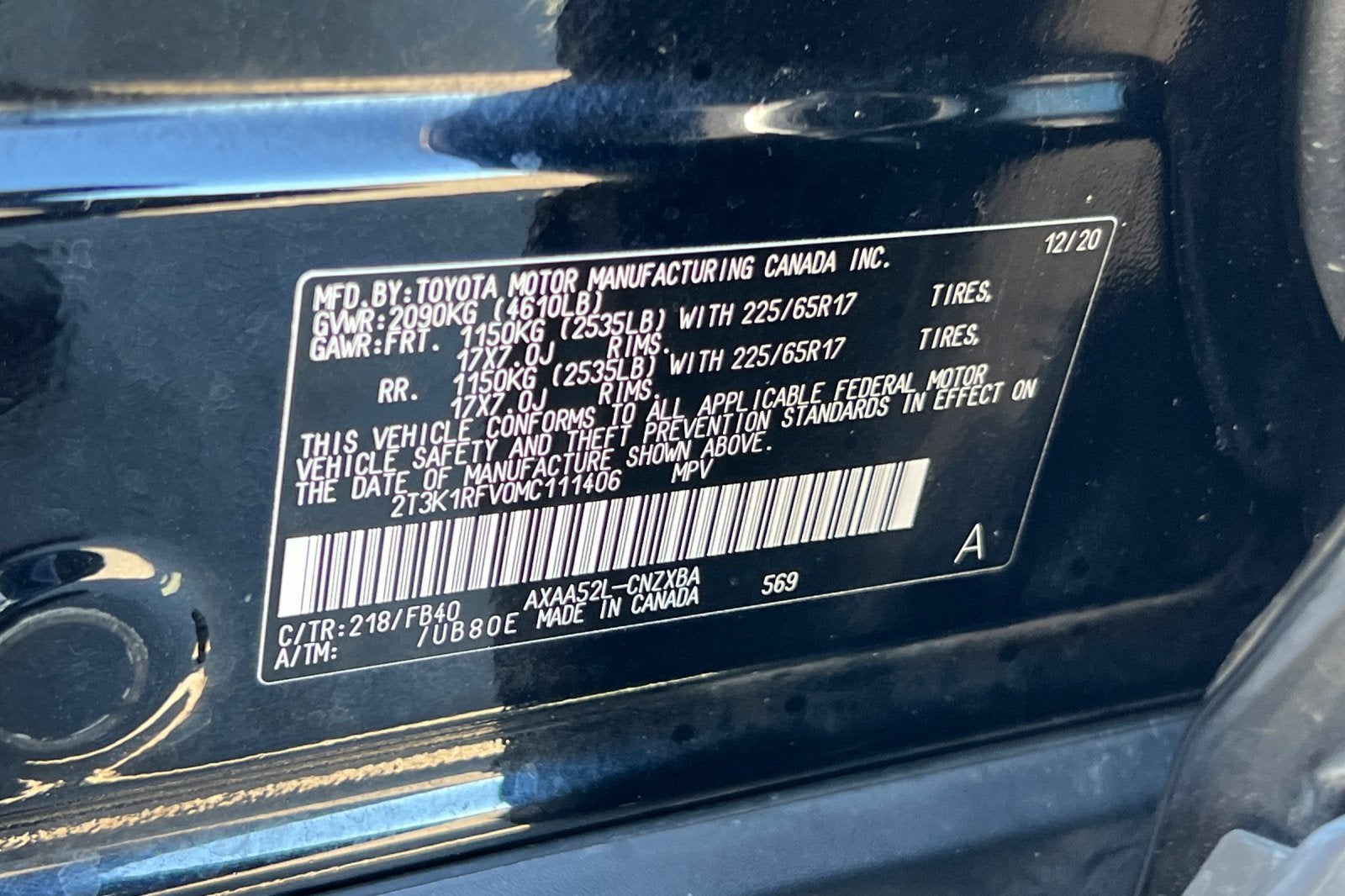 2021 Toyota RAV4 LE