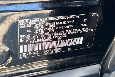 2021 Toyota RAV4 Hybrid LE
