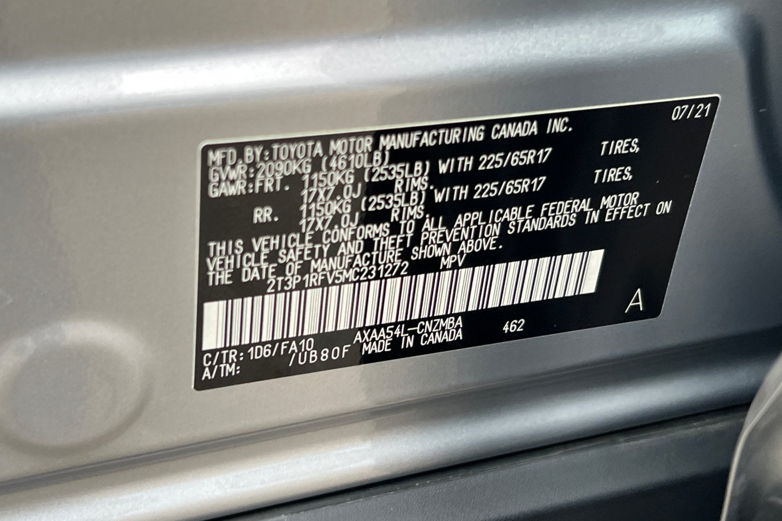 2021 Toyota RAV4 XLE