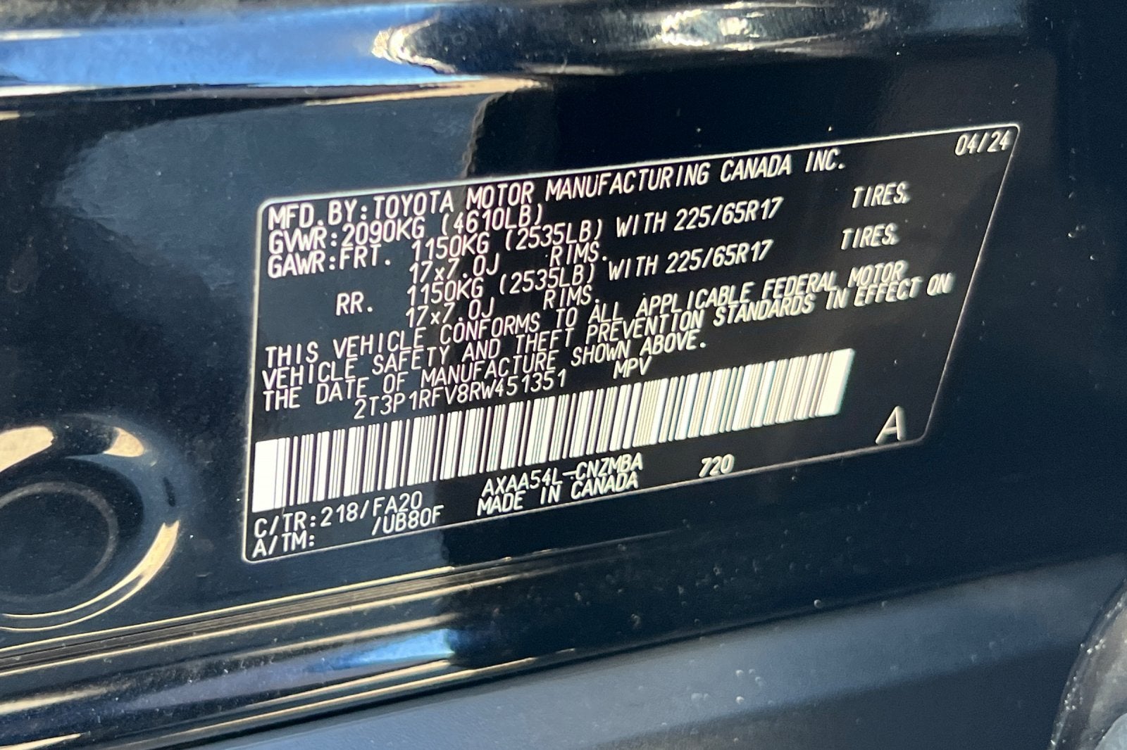 2024 Toyota RAV4 XLE