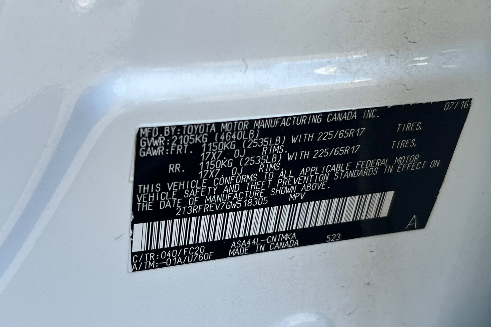 2016 Toyota RAV4 XLE