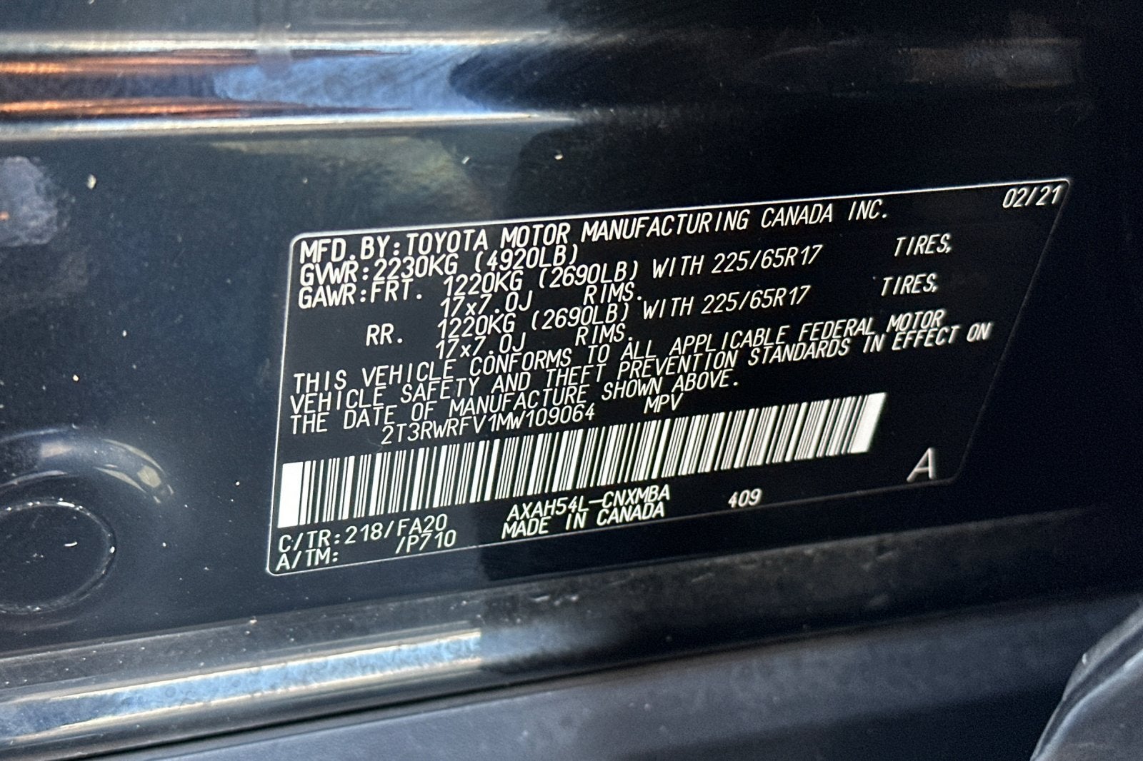 2021 Toyota RAV4 Hybrid XLE