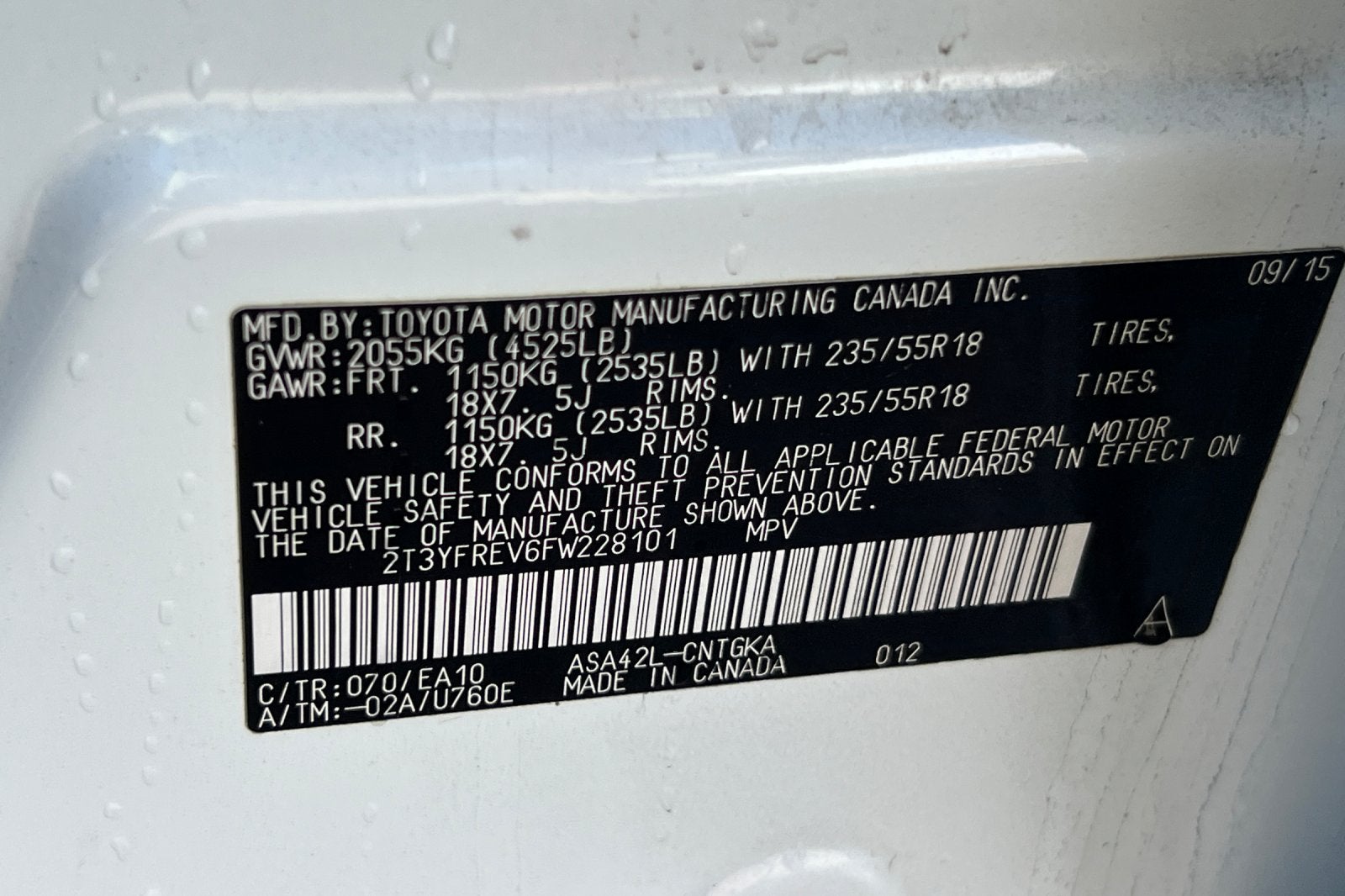 2015 Toyota RAV4 Limited