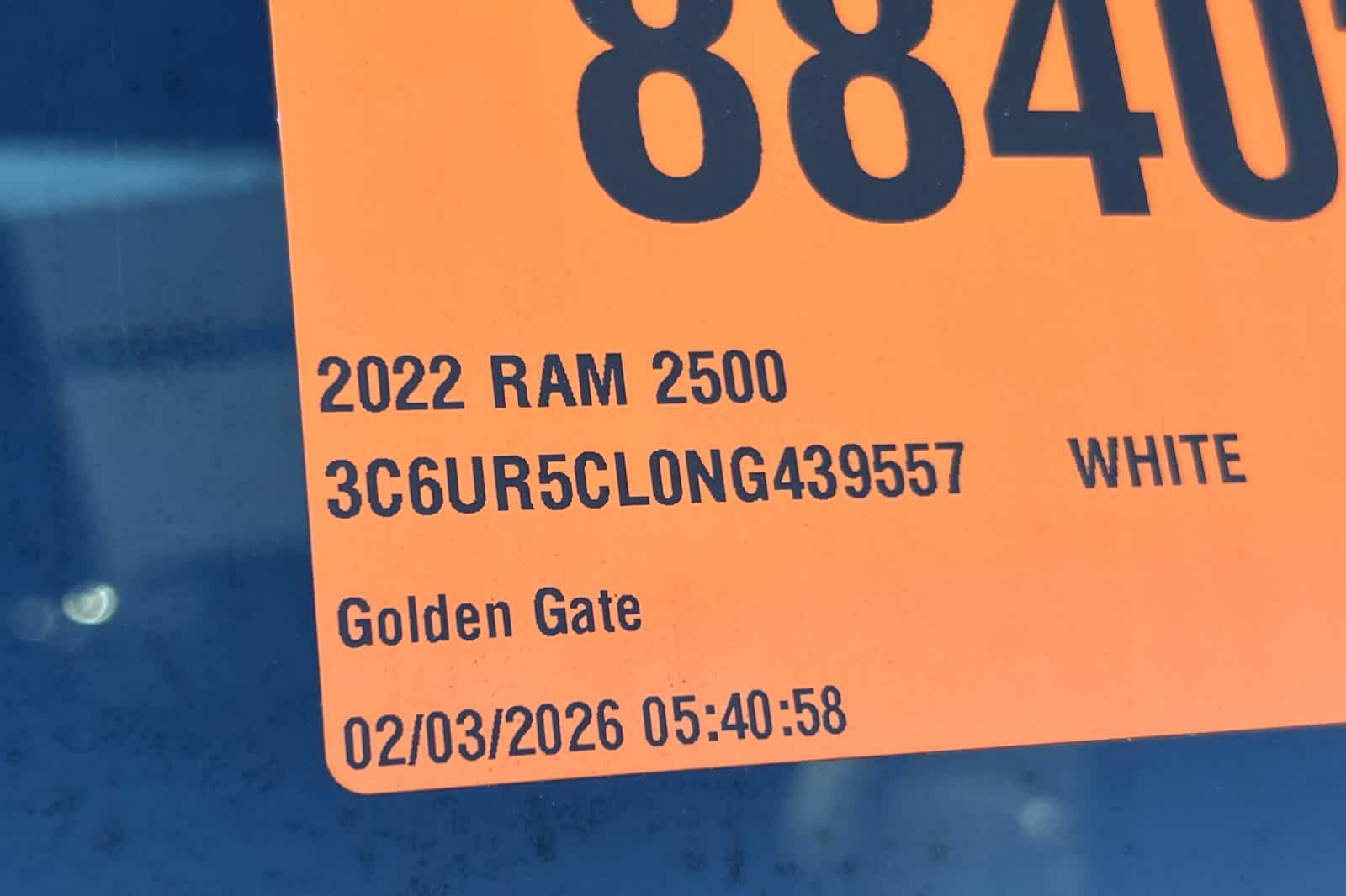 2022 RAM 2500 Tradesman