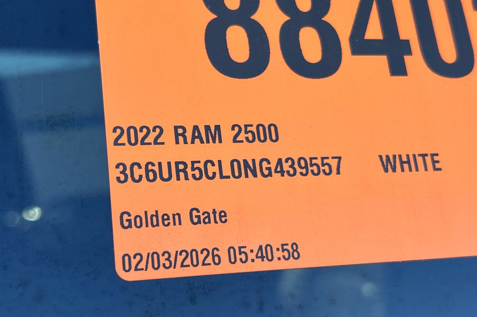 2022 RAM 2500 Tradesman