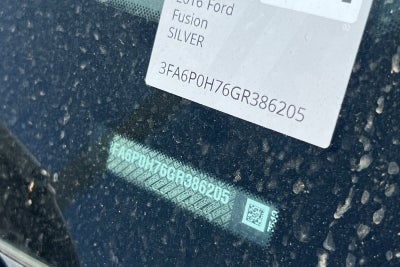 2016 Ford Fusion SE