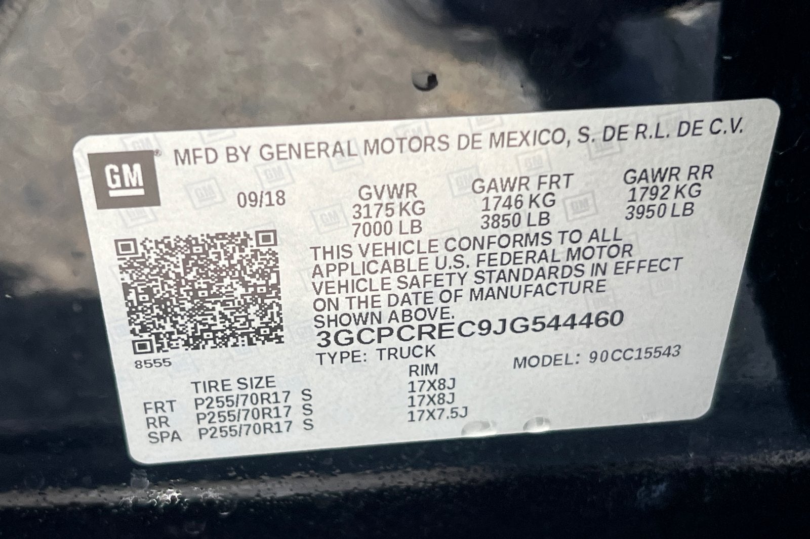 2018 Chevrolet Silverado 1500 LT