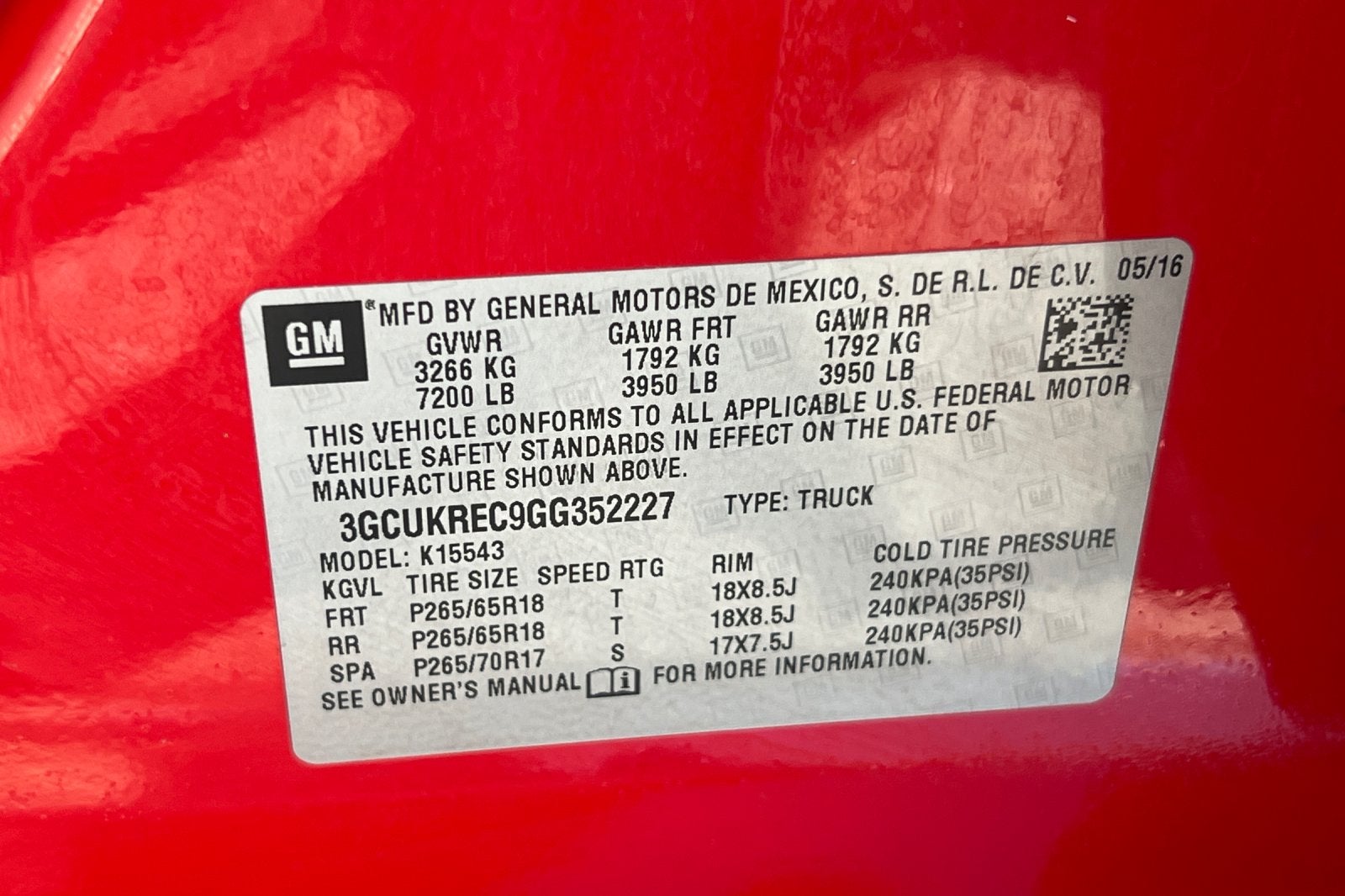 2016 Chevrolet Silverado 1500 LT