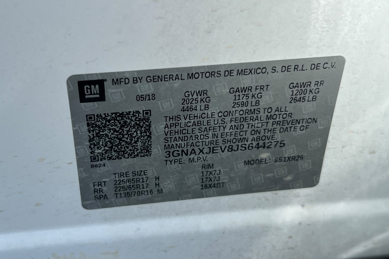 2018 Chevrolet Equinox LT