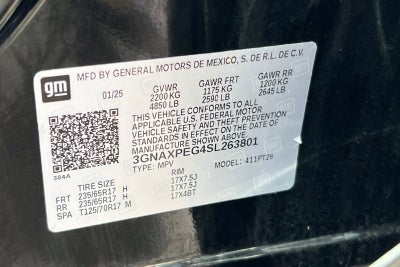 2025 Chevrolet Equinox AWD LT