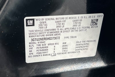 2017 GMC Sierra 1500 SLT