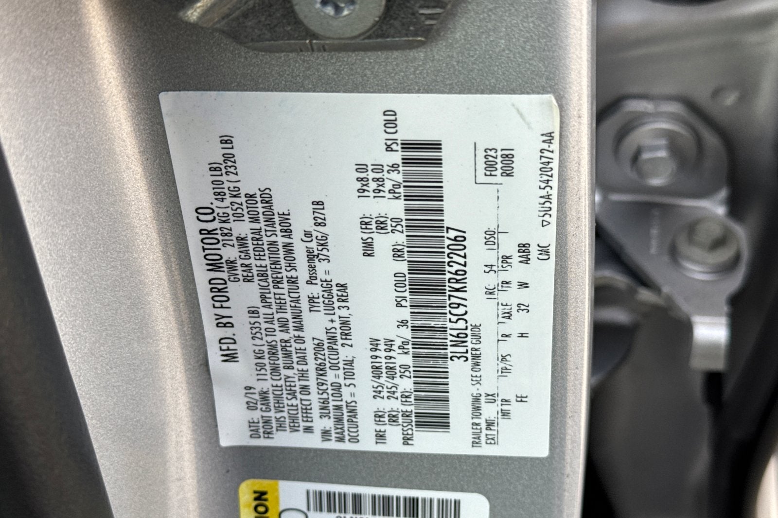 2019 Lincoln MKZ Reserve I