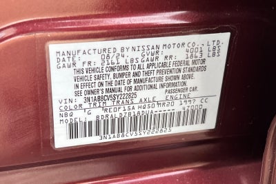 2025 Nissan Sentra SV