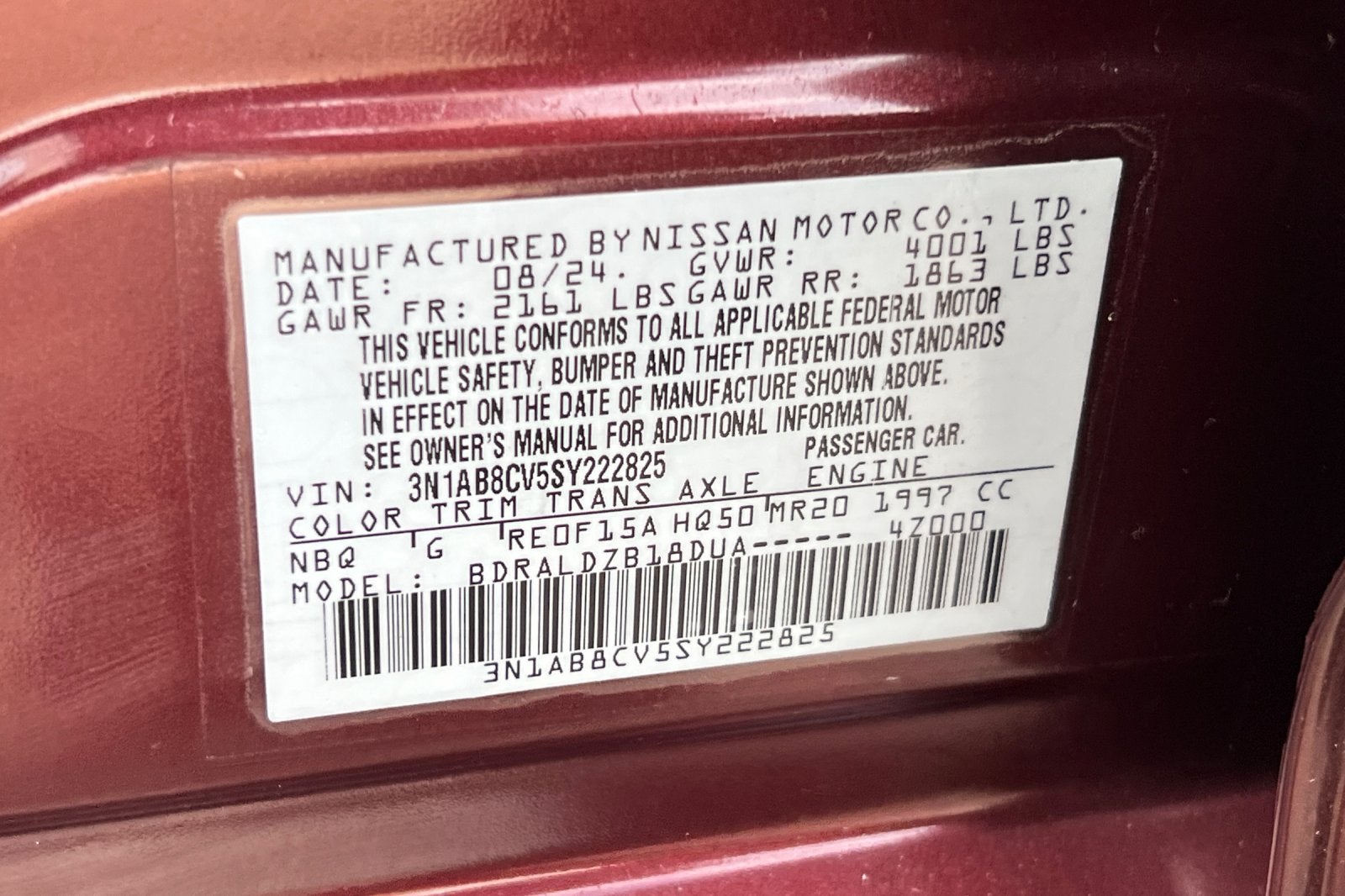 2025 Nissan Sentra SV