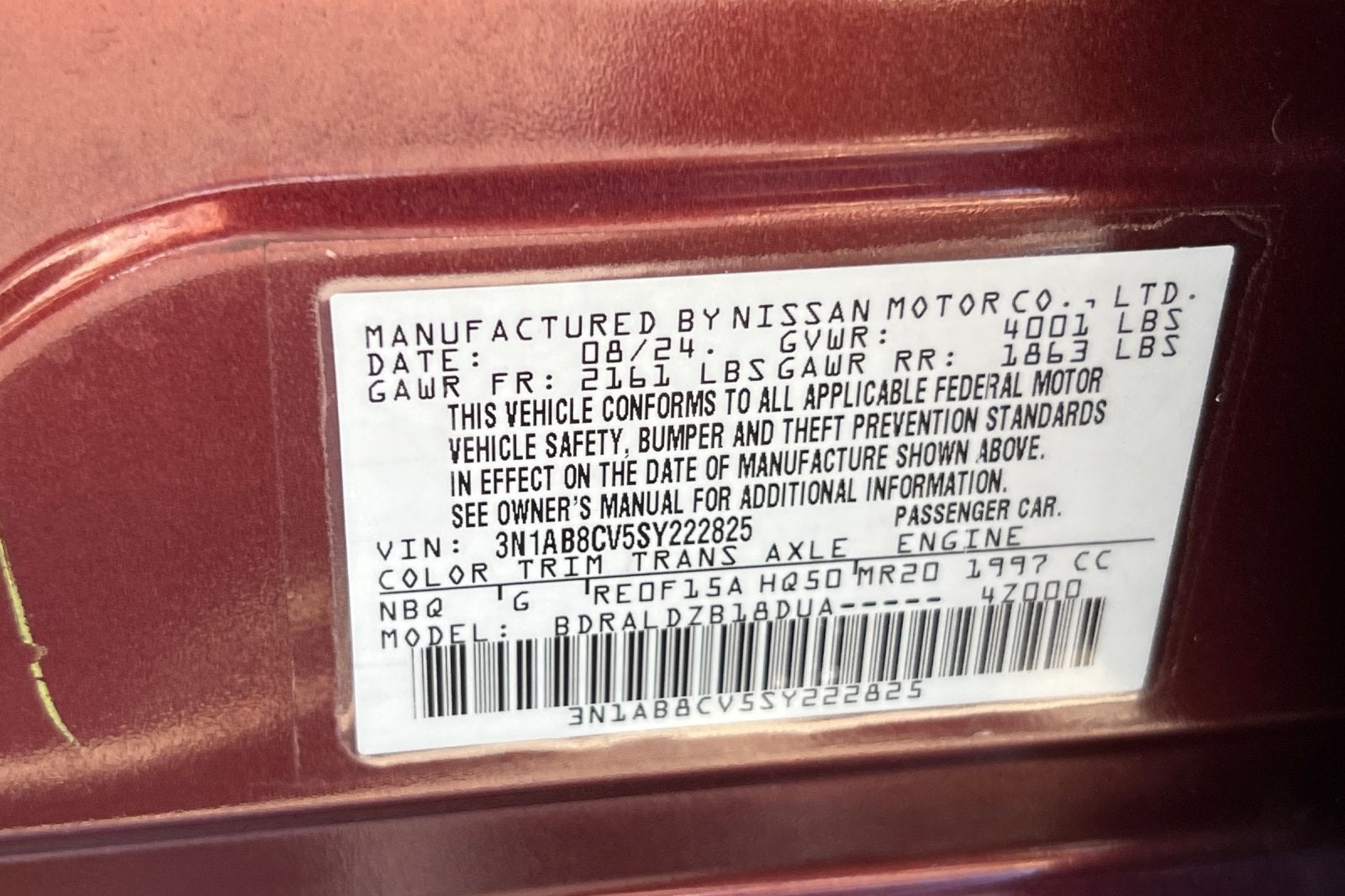 2025 Nissan Sentra SV