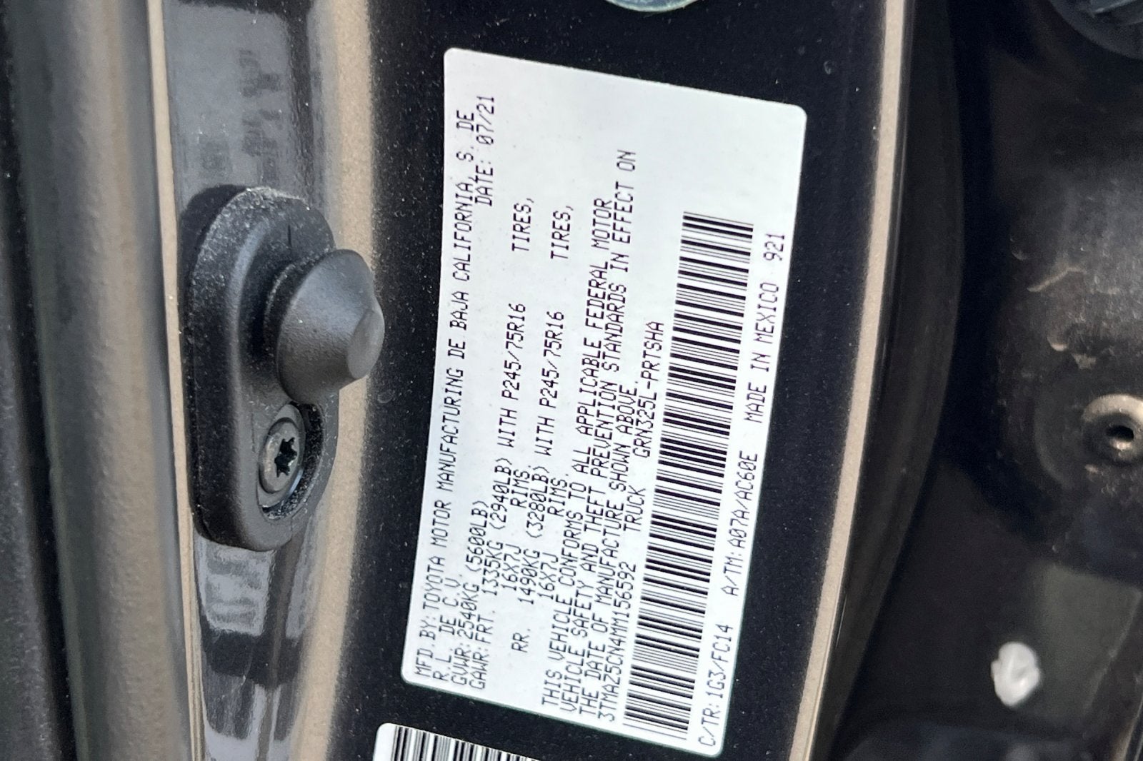 2021 Toyota Tacoma SR5